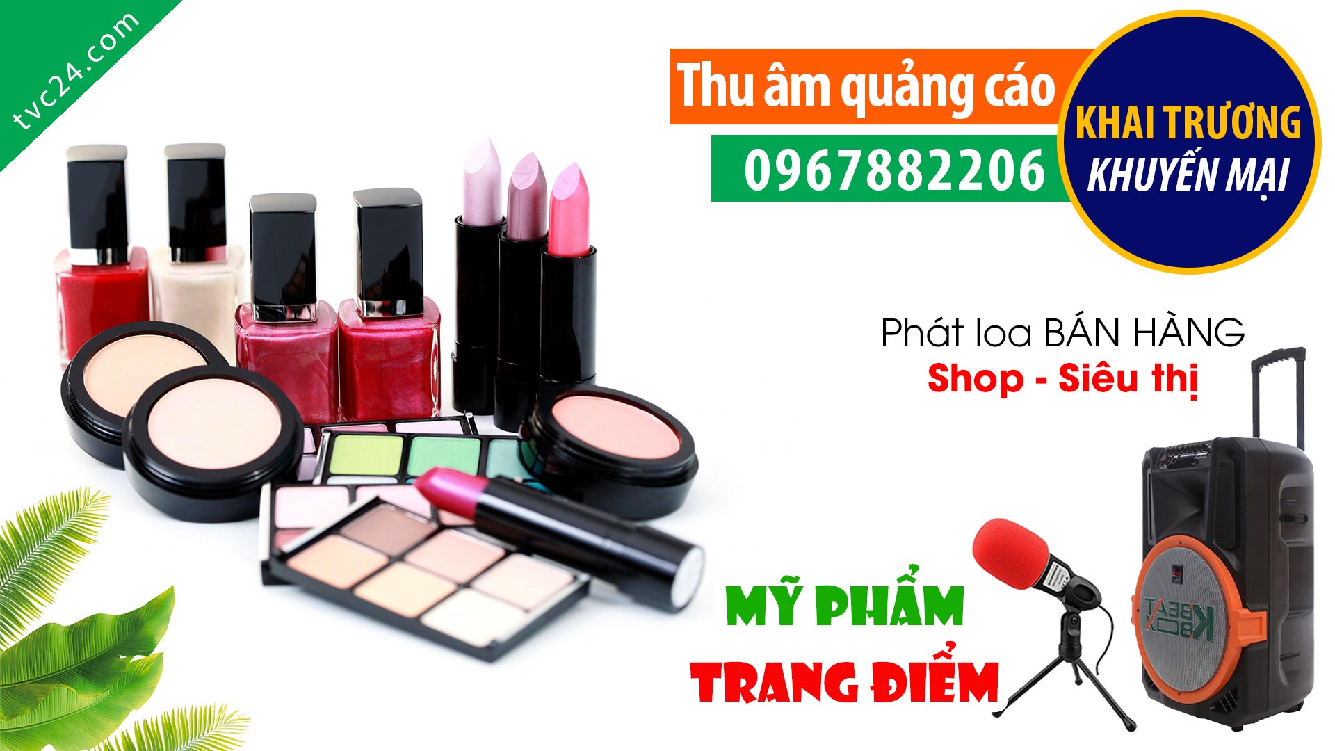 Thu âm Shop mỹ phẩm phụ kiện làm đẹp Insidefresh