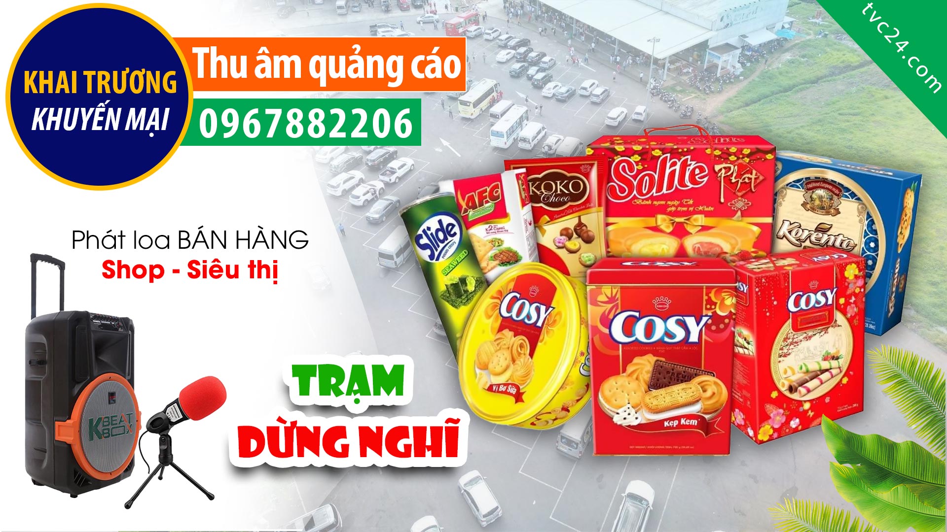 Thu âm Quảng cáo bán hàng trạm dừng nghỉ 171 Linh Đường