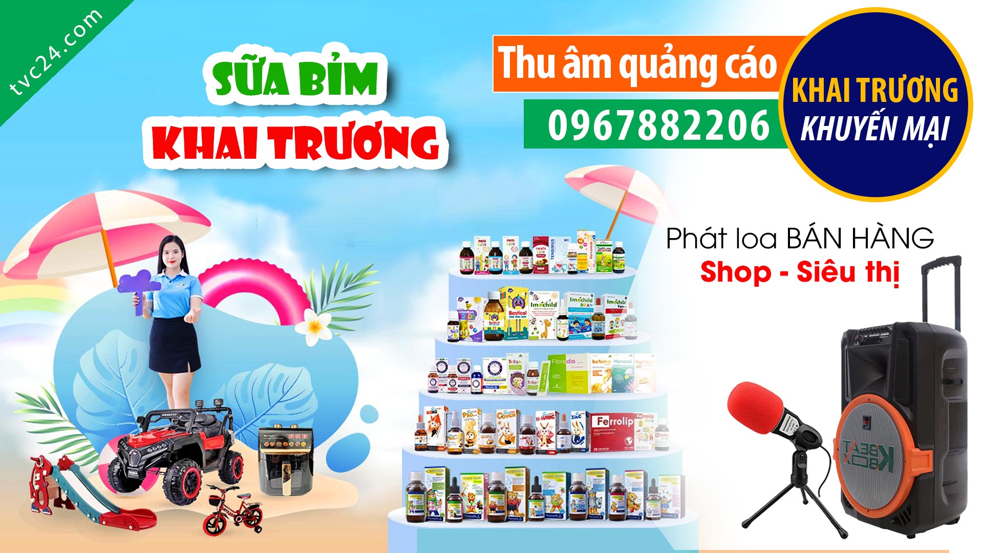 Thu âm Quảng cáo Thế Giới Sữa Bỉm Thúy Hoàn MC đọc cực hay