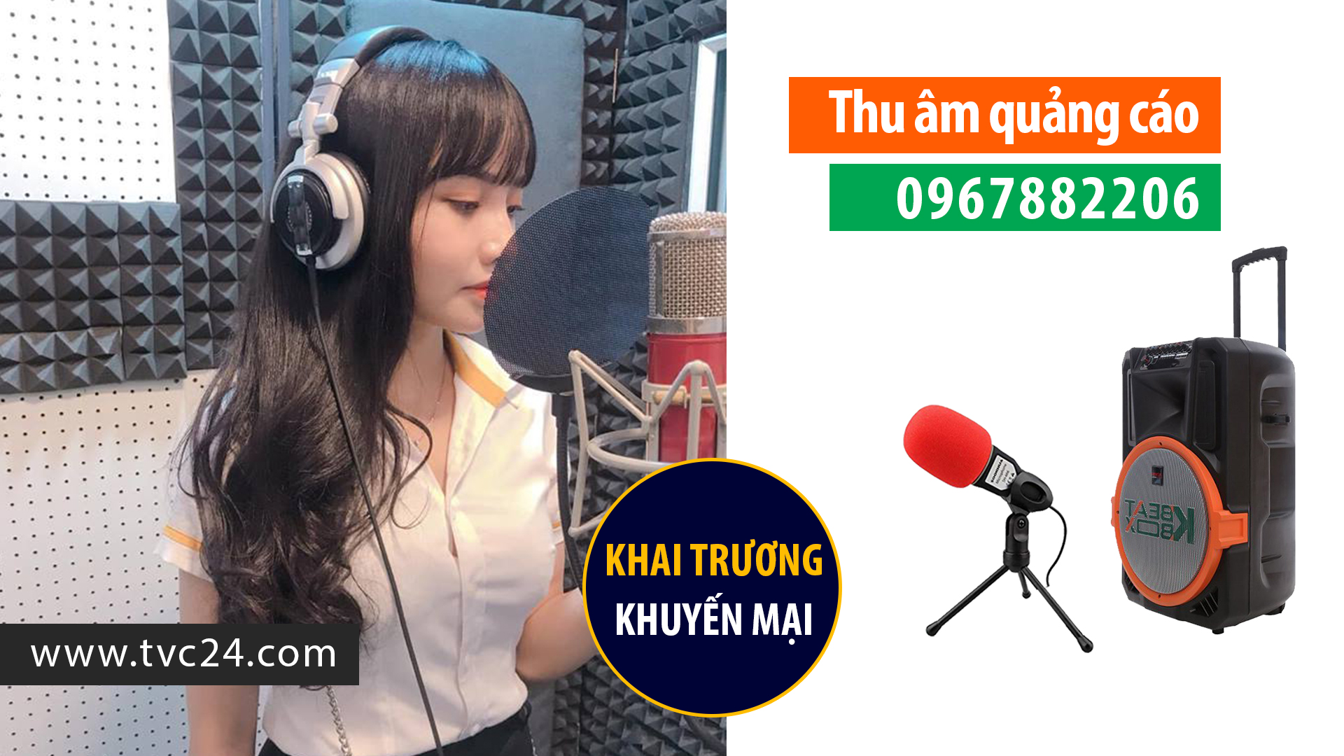 Thu Âm Quảng Cáo Khai Trương Cửa Hàng Chuyên Nghiệp – Thu Hút Khách Hàng Ngay Từ Ngày Đầu Tiên