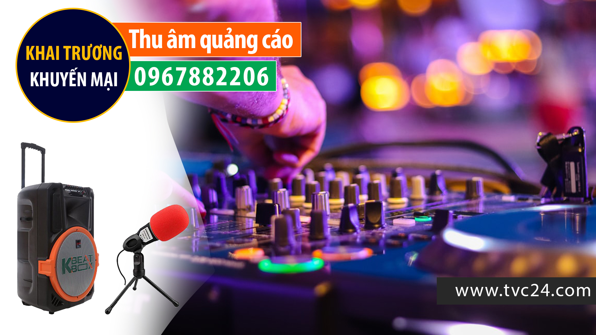 Thu âm quảng cáo Âm thanh ánh sáng Quốc Sử