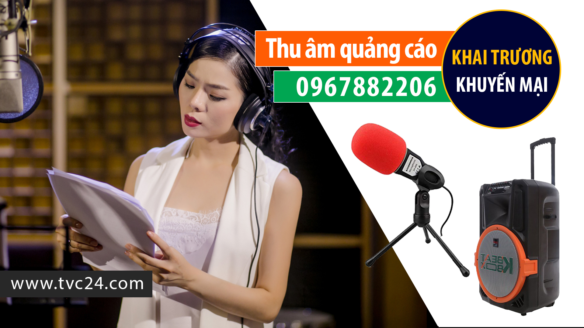 Ghi âm thông báo tuyển dụng công nhân viên công ty TLC Vina Thu âm quảng cao 0967882206