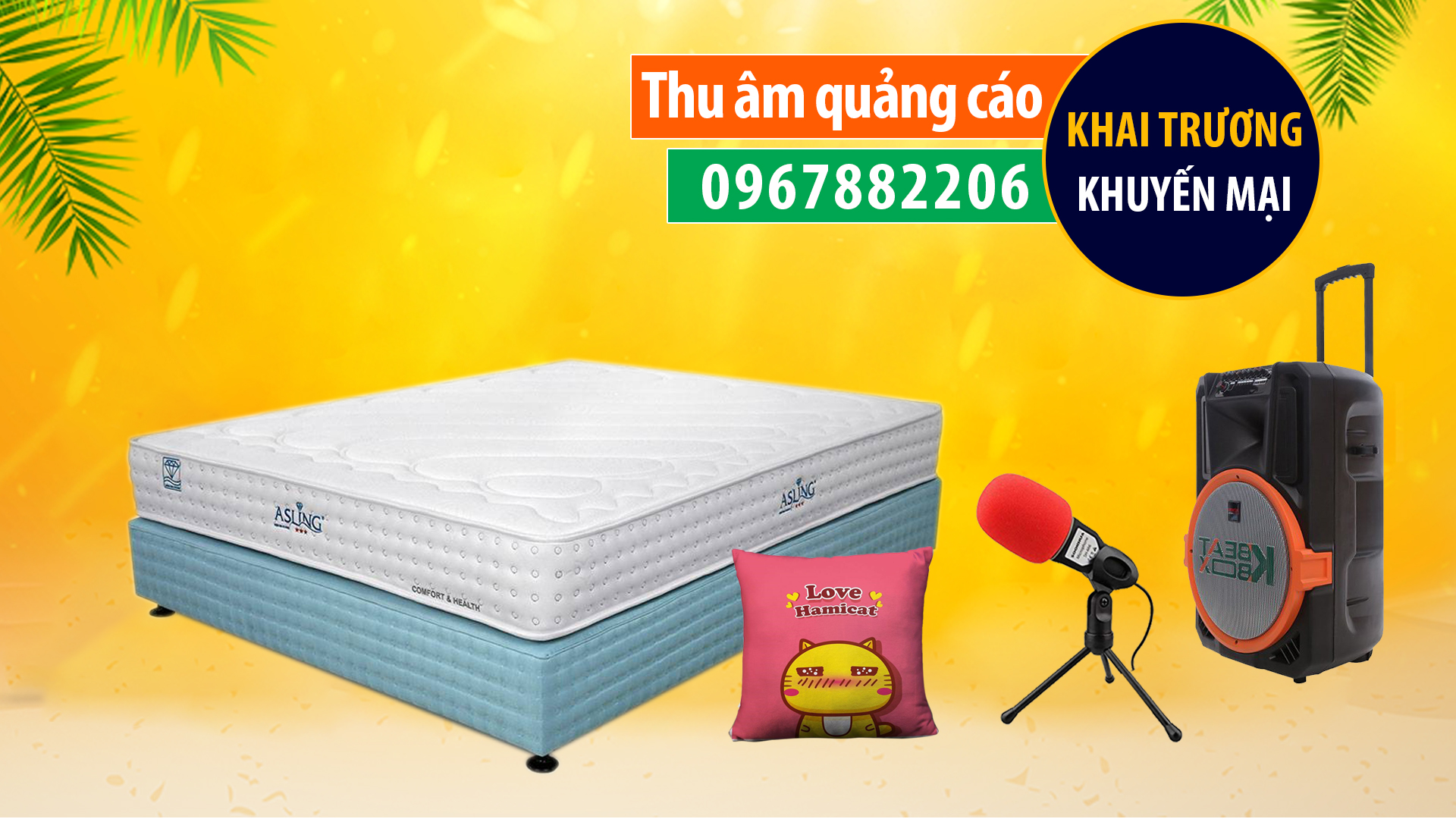 Thu âm quảng cáo thế giới đêm Việt ghi âm khai trương giọng MC nam