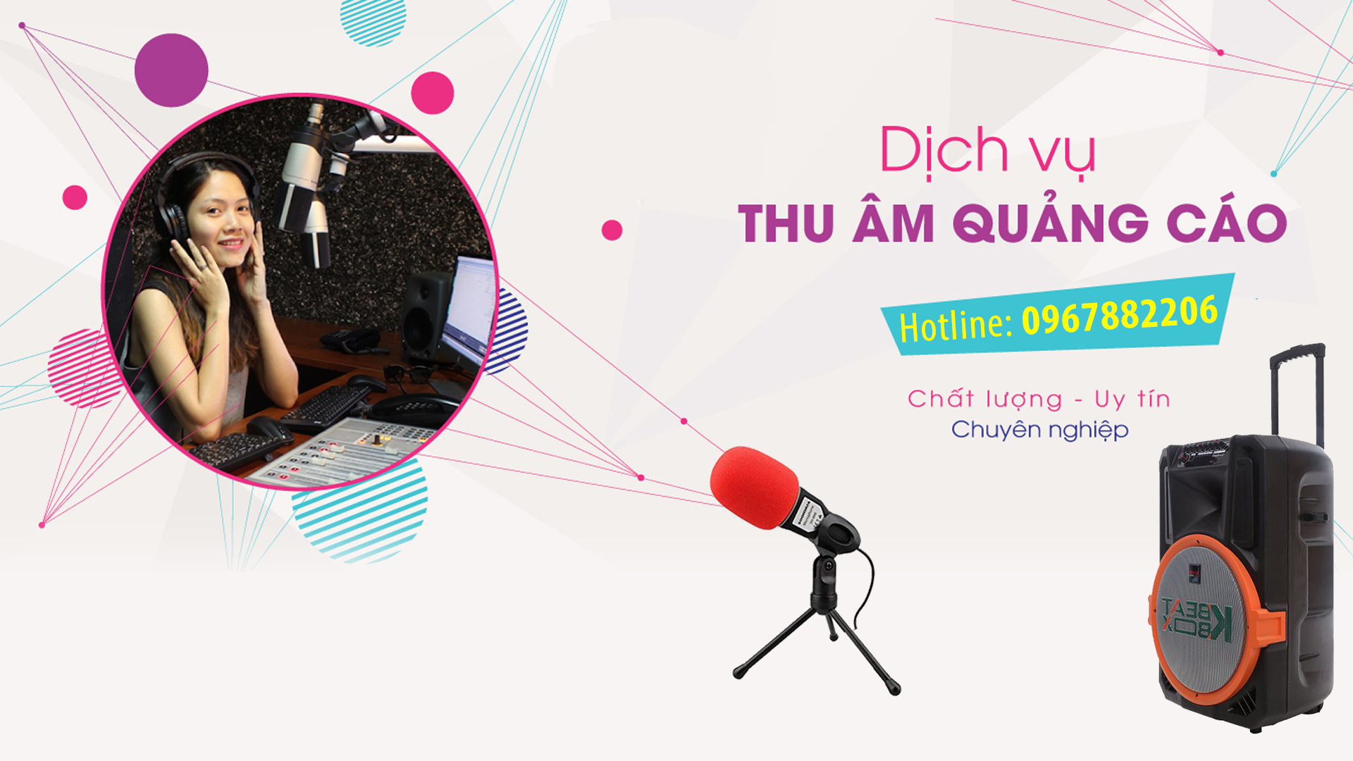 Thu âm ban tin thông báo công ty CNV GROUP Ghi âm phát loa nội bộ hiệu quả