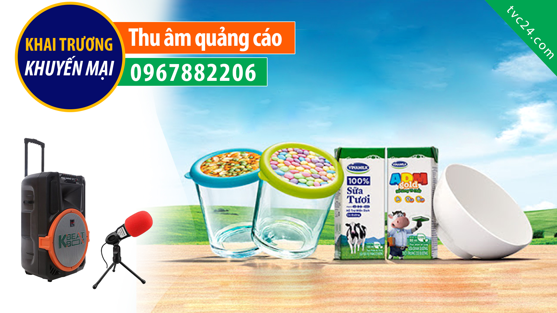 Thu âm quảng cáo Shop bỉm sữa Su Kem MC giọng nữ miền Bắc bán hàng cực chất