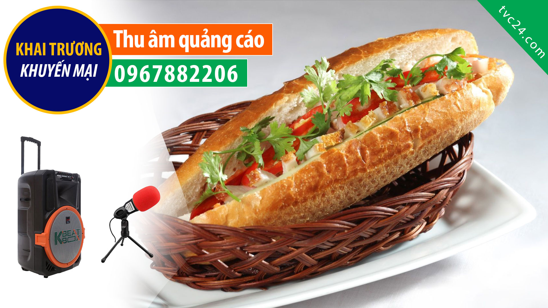 Thu âm quảng cáo Bánh mỳ Bố MC nữ đài VTV đọc cực hay 0967882206