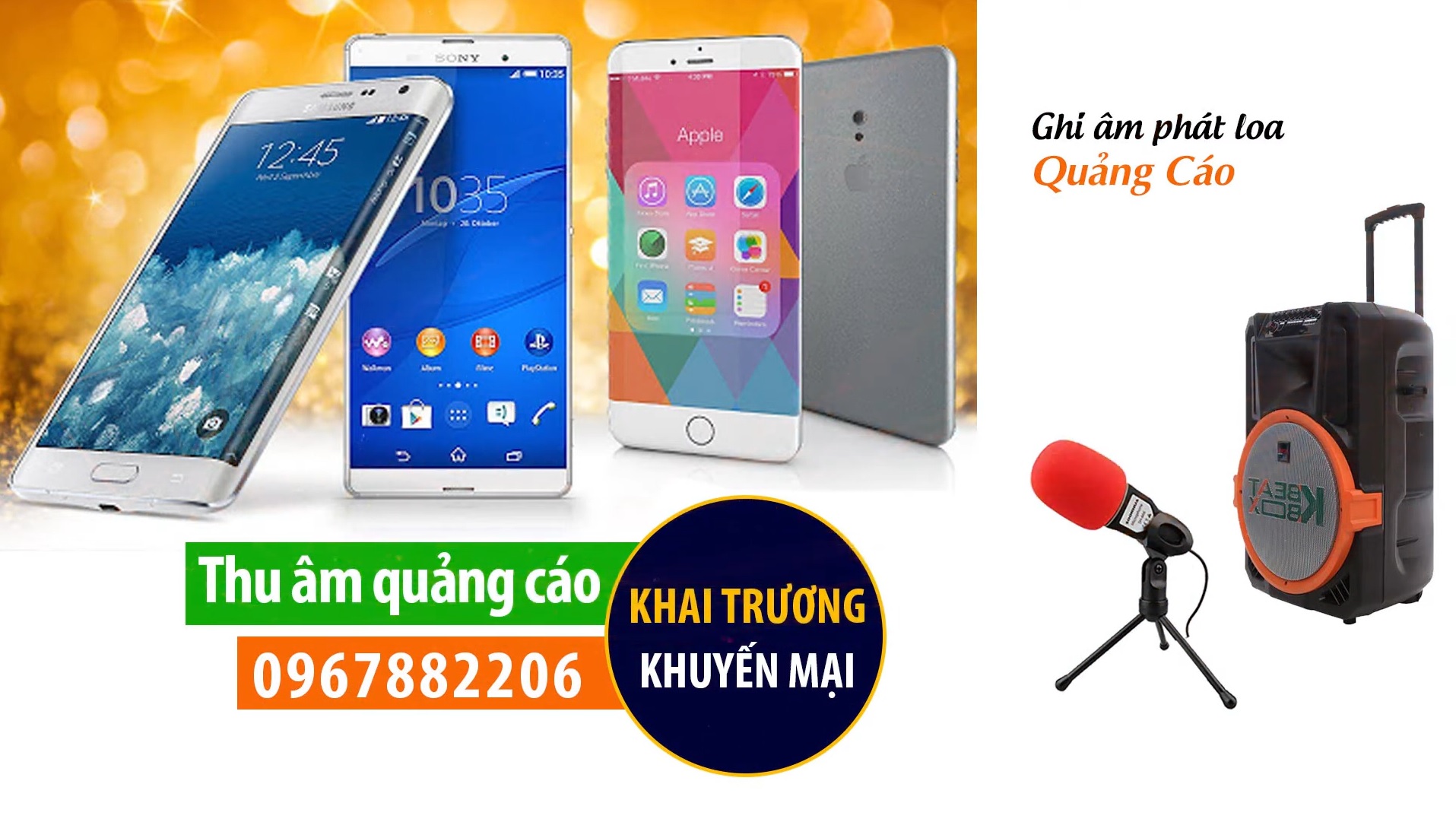 Thu âm quảng cáo điện thoại Viễn Đông mobile