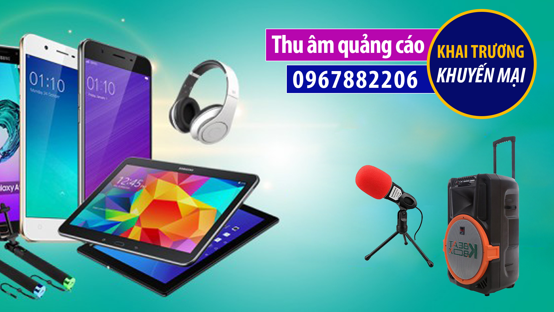 Thu âm âm quảng cáo Bảo Phương mobile giọng đọc hay bán hàng mê say
