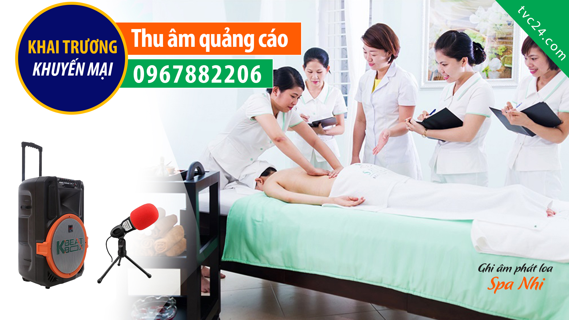 Thu âm quảng cáo Nhi Spa