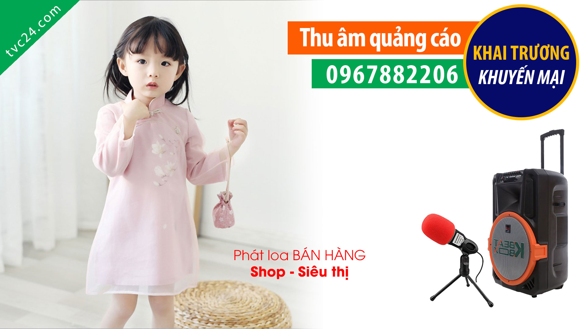 Thu âm quảng cáo Shop Thế giới mẹ và bé Lanly
