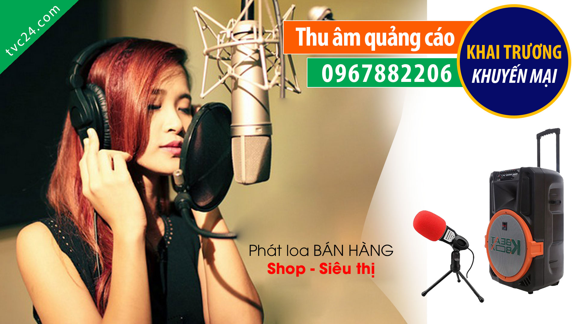 Thu âm quảng cáo điện máy Mạnh Phương