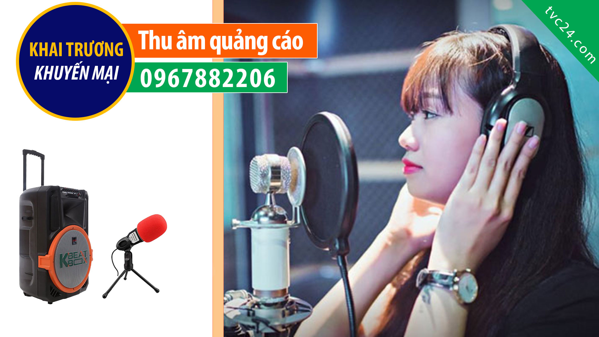 Thu âm quảng cáo nước giặt Daisy