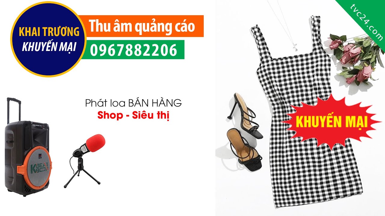 Thu âm quảng cáo Đ Shop khuyến mại giảm giá cực Hot