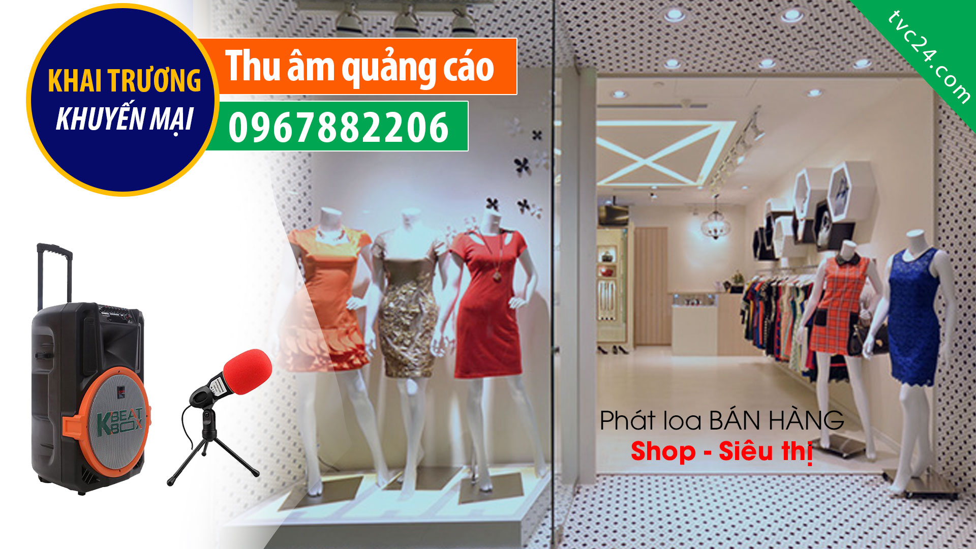 Thu âm quảng cáo thời trang Lin House MC đọc cực chất