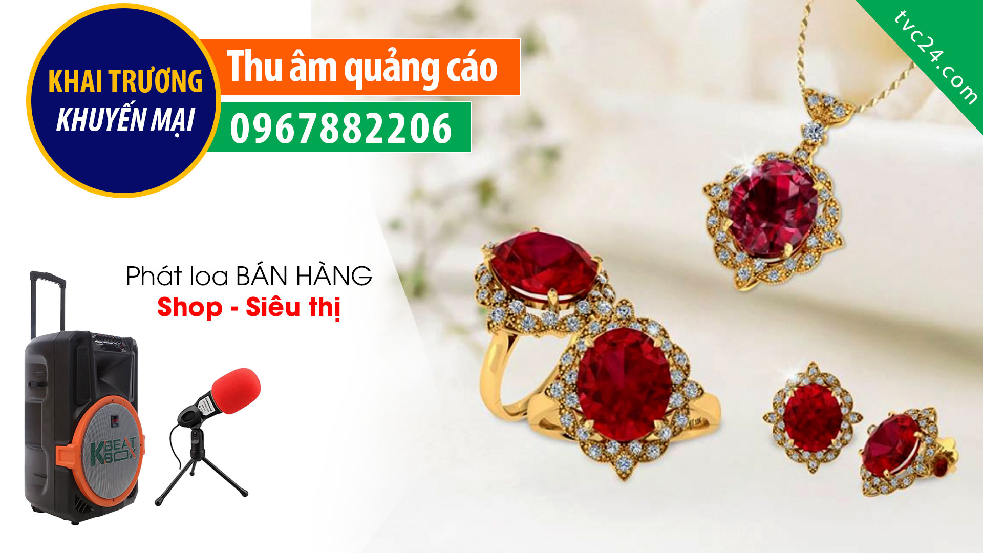  Ghi âm quảng cáo cửa hàng Vàng bạc Kim Duy Chinh