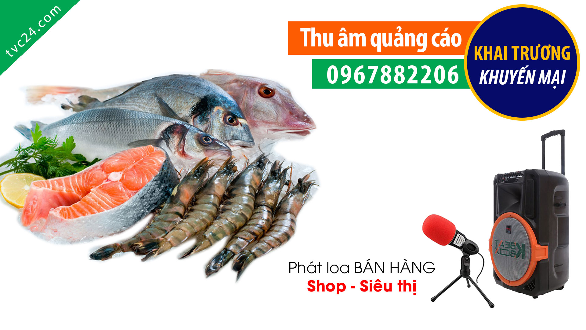 Thu âm Chợ Hải sản Quảng Ninh 77 Tam Trinh