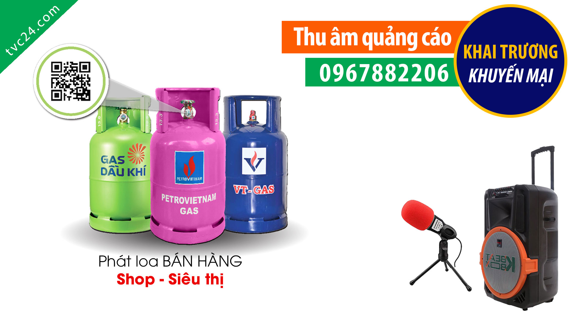 Thu âm quảng cáo Đại lý gas cao cấp Đỗ Tuấn Anh