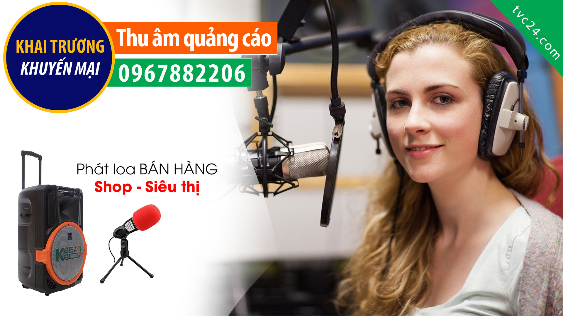 Thu âm quảng cáo Luky Baby shop