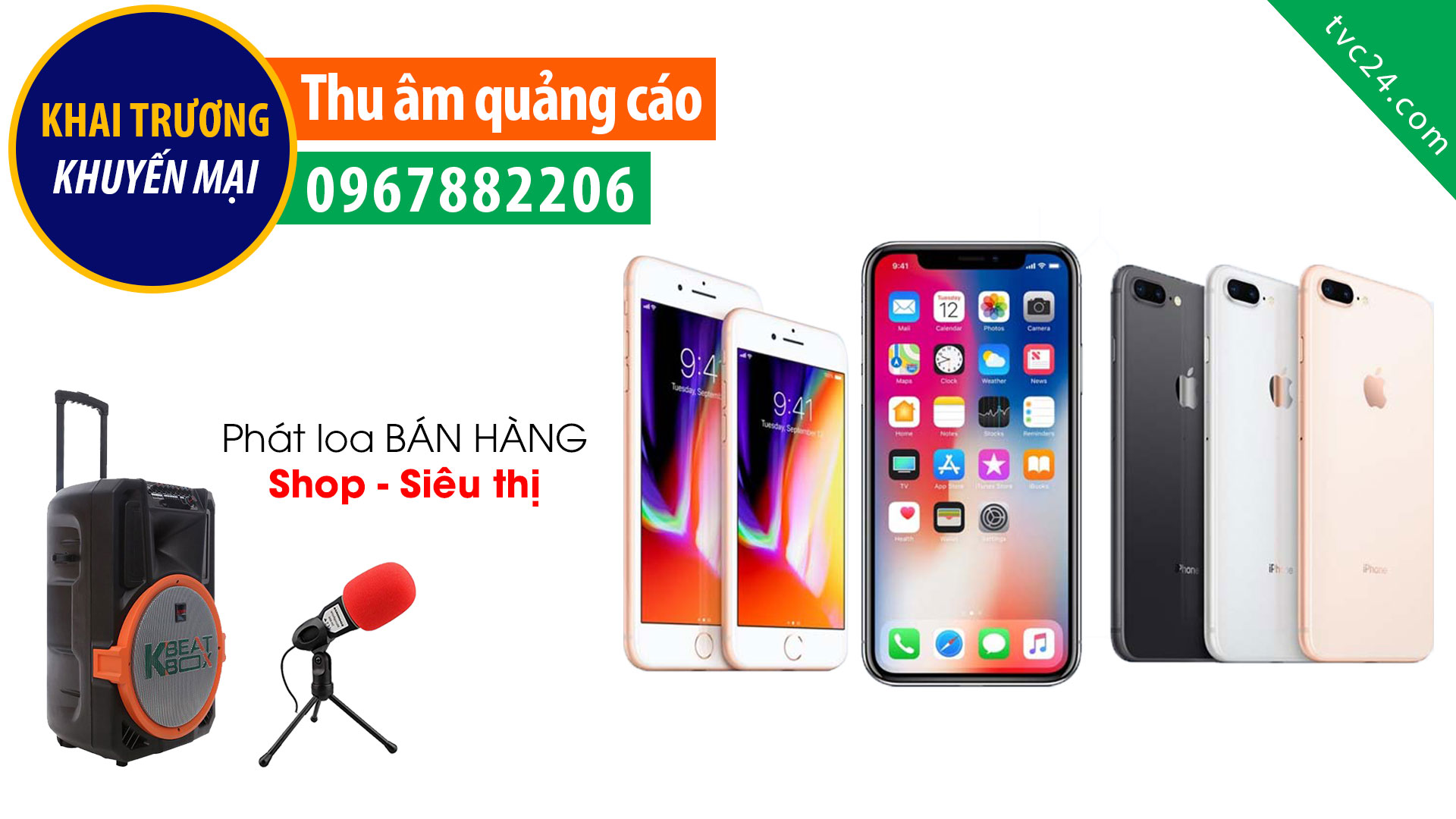 Thu âm quảng cáo cửa hàng Di động giá Tốt