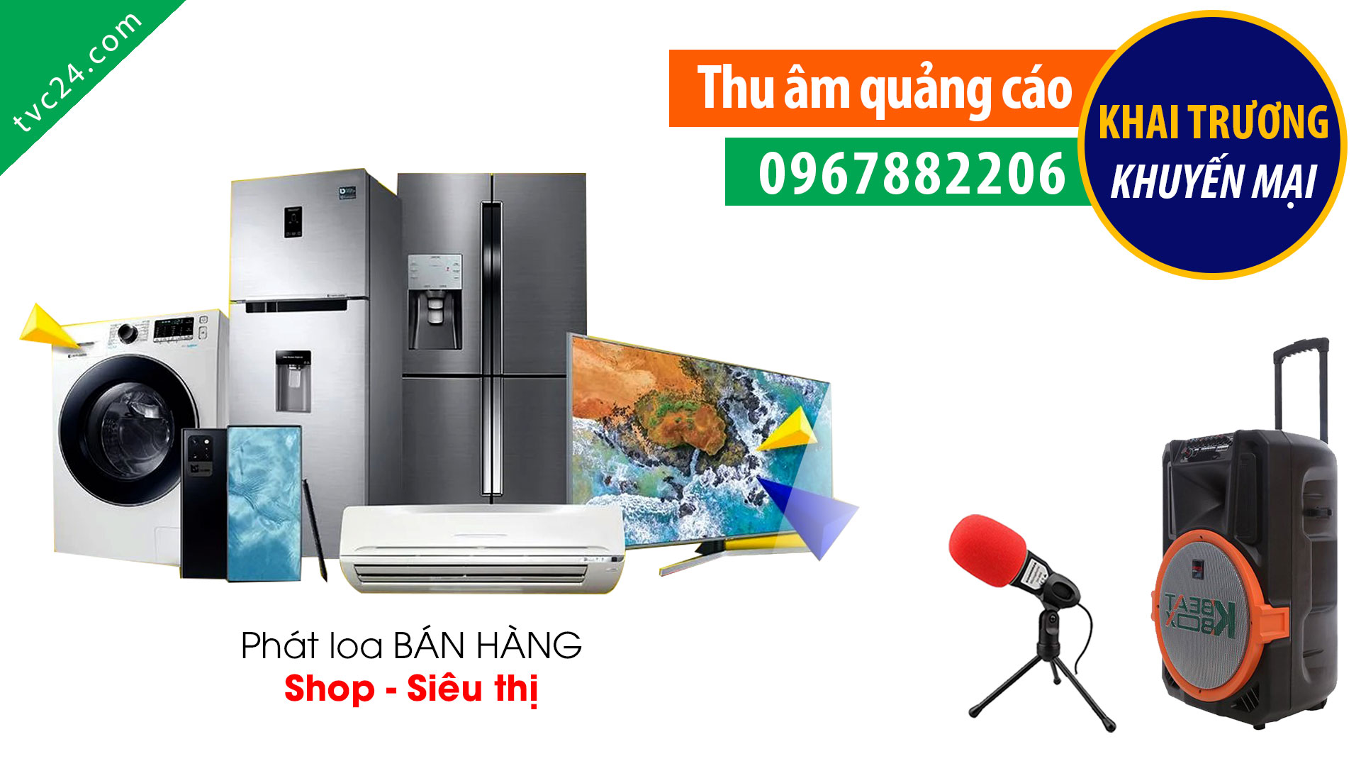 Thu âm quảng cáo điện máy Lành Thời