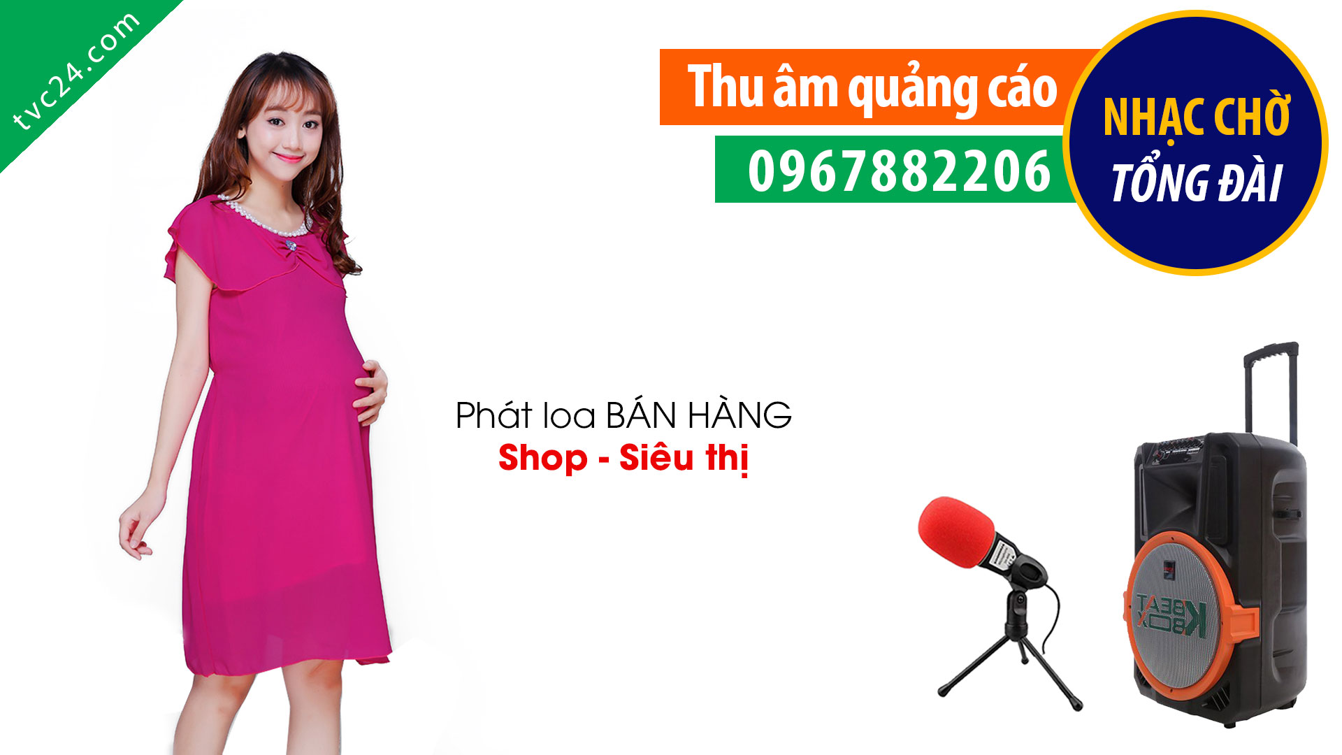 Thu âm cửa hàng Đầm Bầu Thời Trang Mom Baby