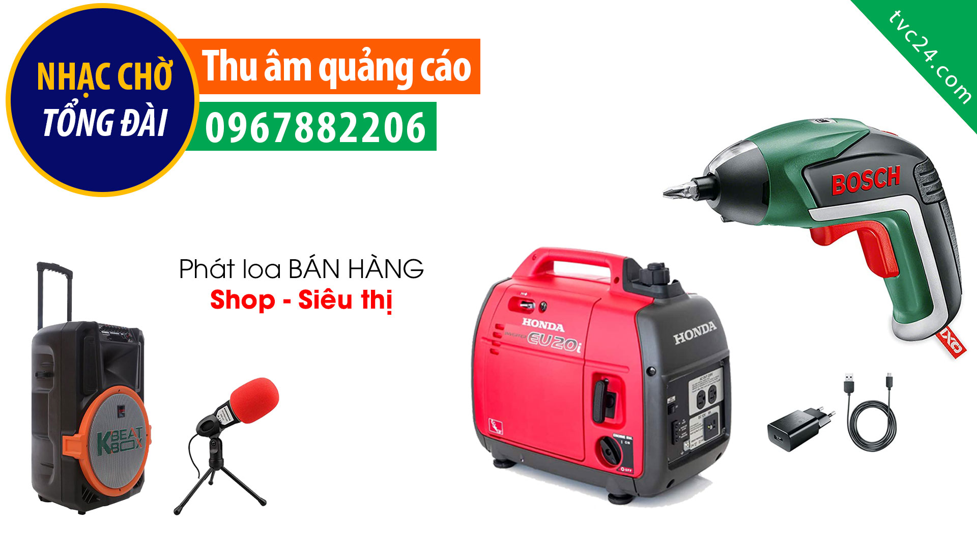 Thu âm lời bình điện máy Phong Liên MC giọng Hà Nội