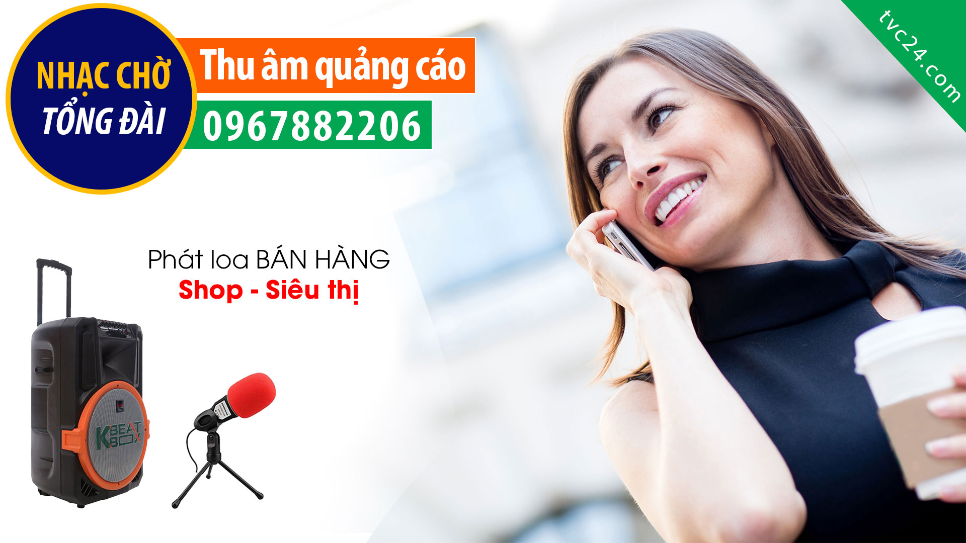 Thu âm nhạc chờ Dịch Vụ Mạng Xã Hội MC nữ đài Hà Nội