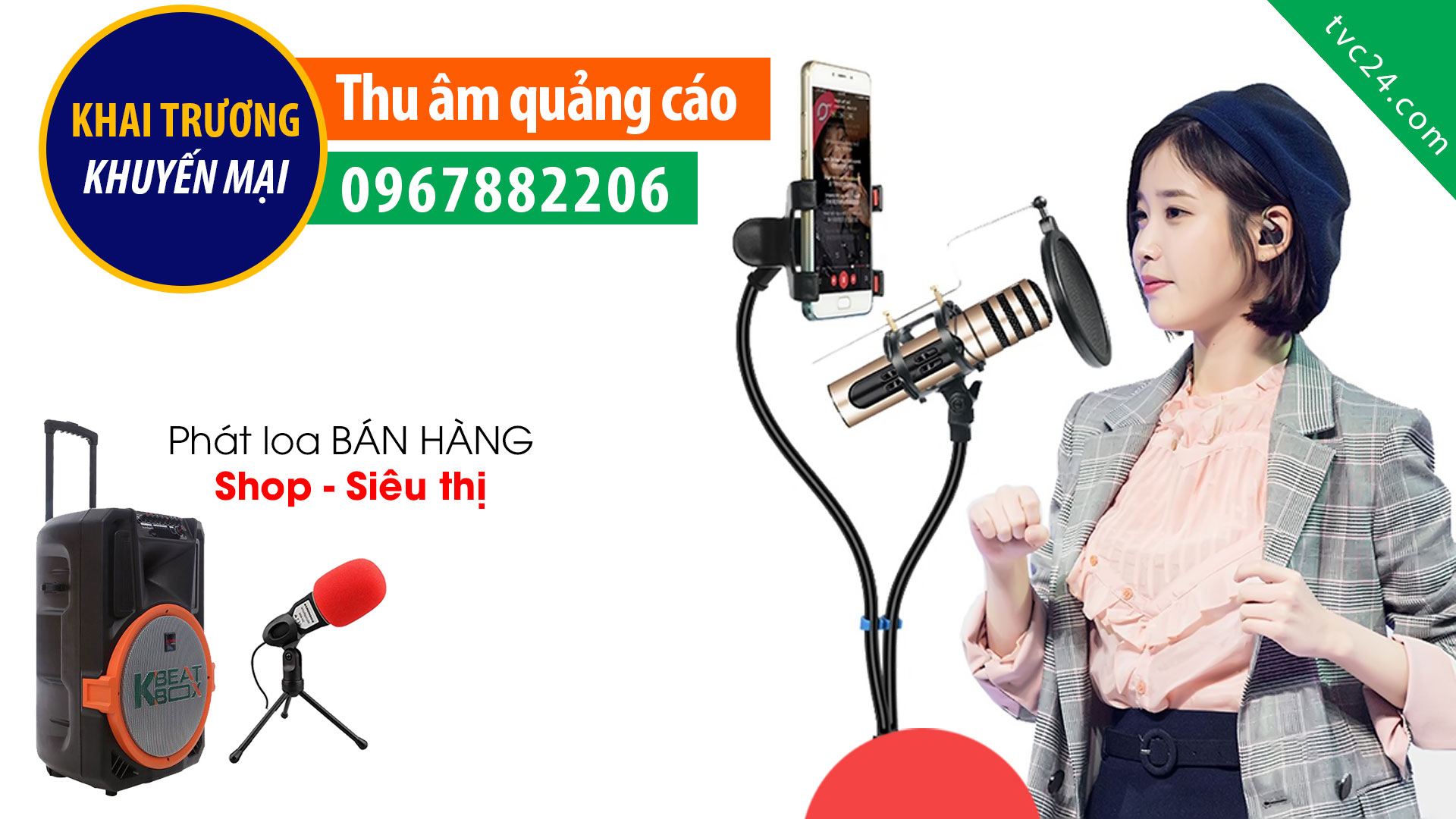 Thu âm quảng cáo cửa hàng điện máy Xuân Bắc