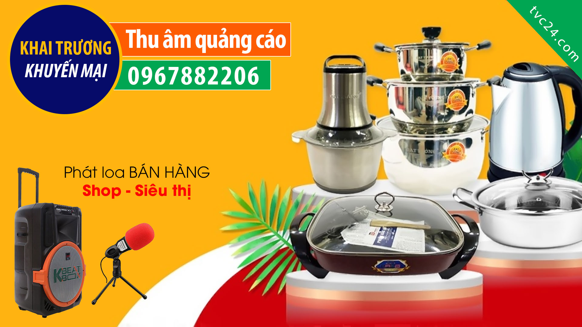 Thu âm quảng cáo đồ gia dụng Dũng Dung