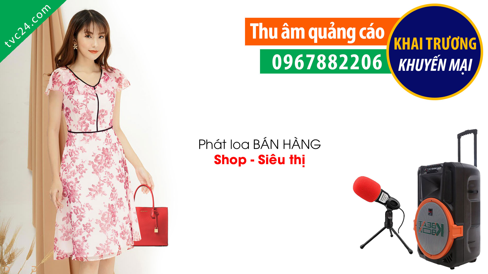 Thu âm quảng cáo shop thời trang MyMy House MC nữ