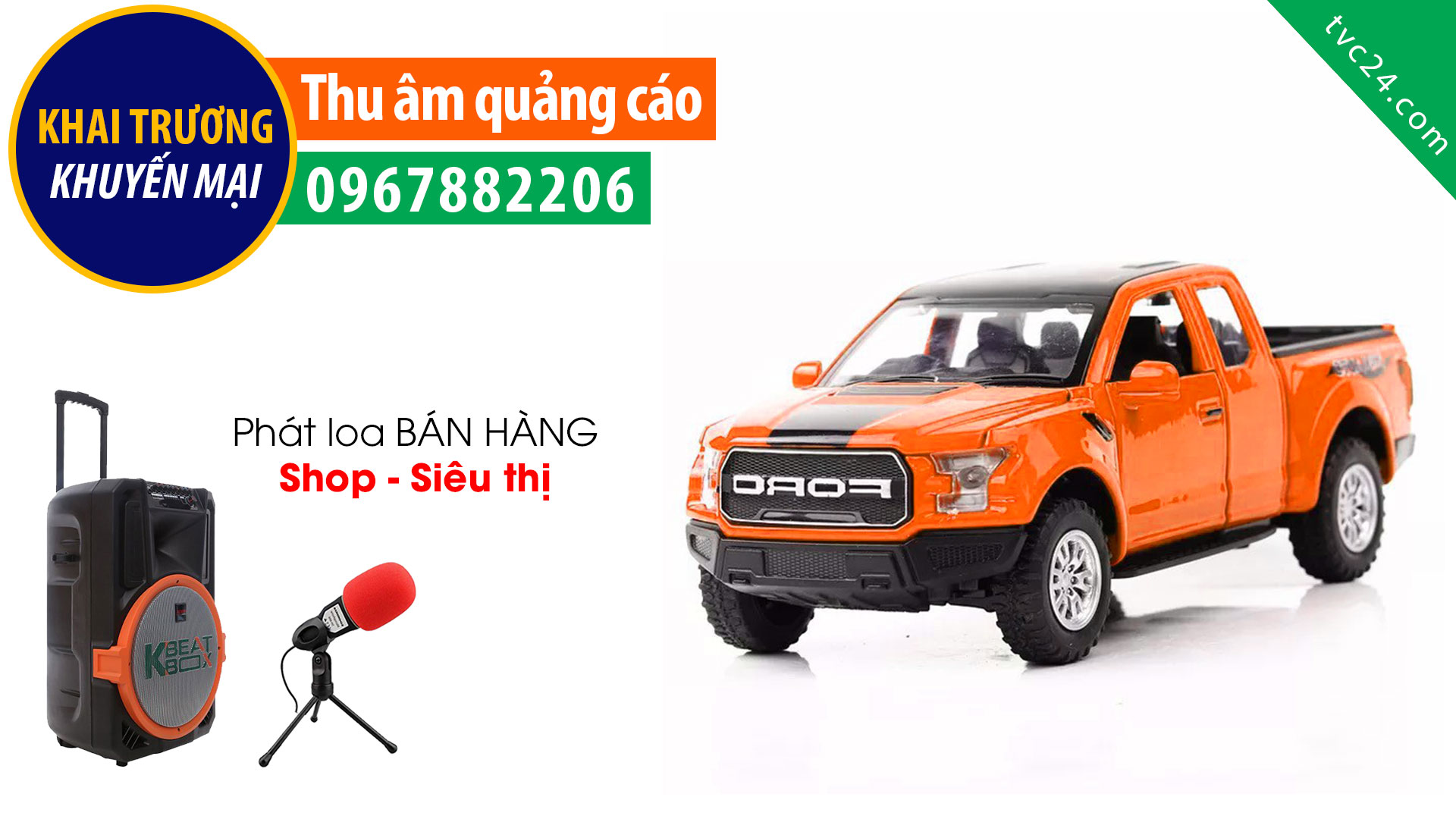 Thu âm nhạc chờ doanh nghiệp Thế giới xe bán tải