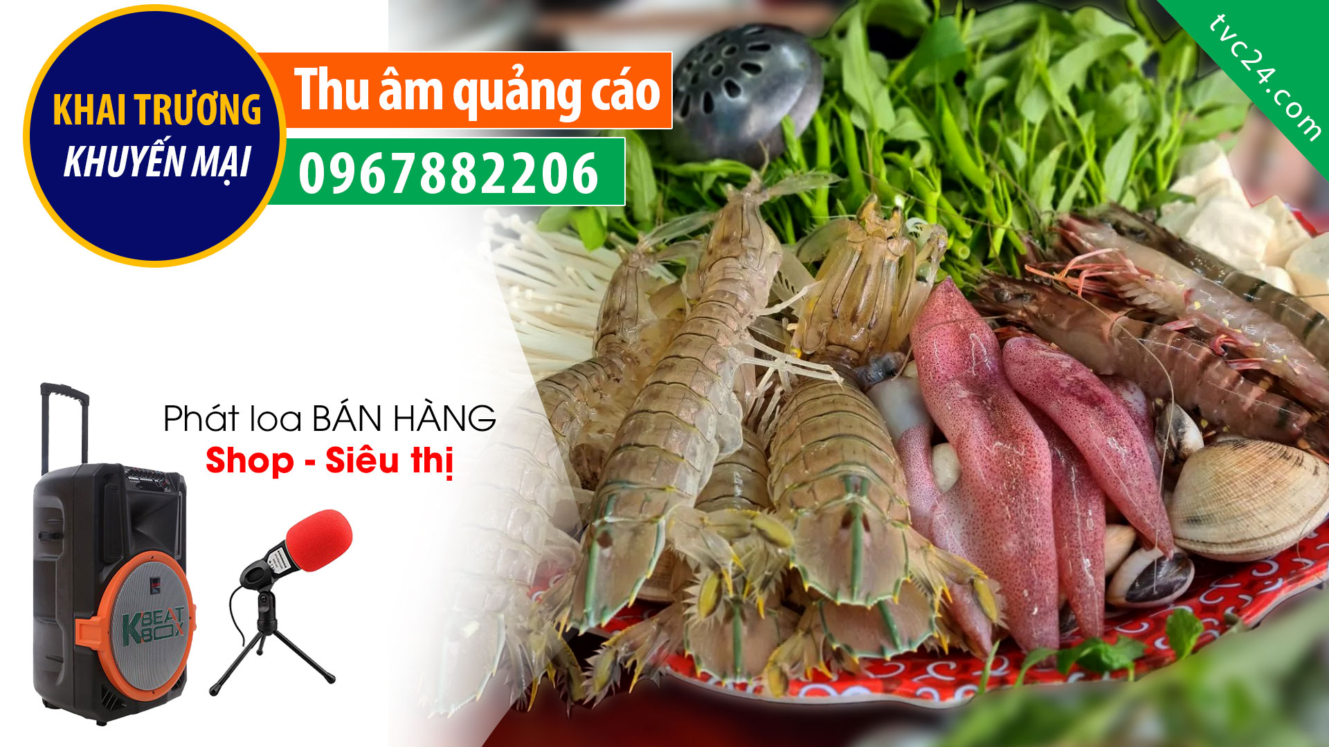 Thu âm quảng cáo Nhà hàng hải sản Tuyến Vân