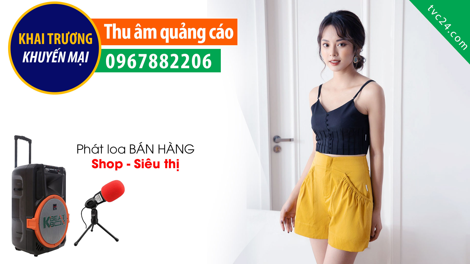 Thu âm quảng cáo quần áo thời trang Leika Yên Bái