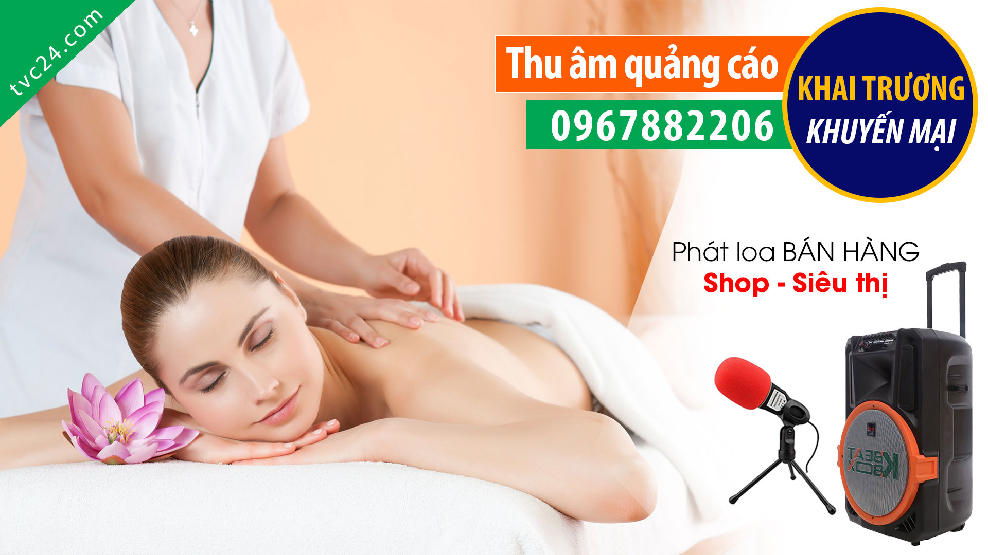 Thu âm quảng cáo dịch vụ làm đẹp Dưỡng Tâm spa TVC24
