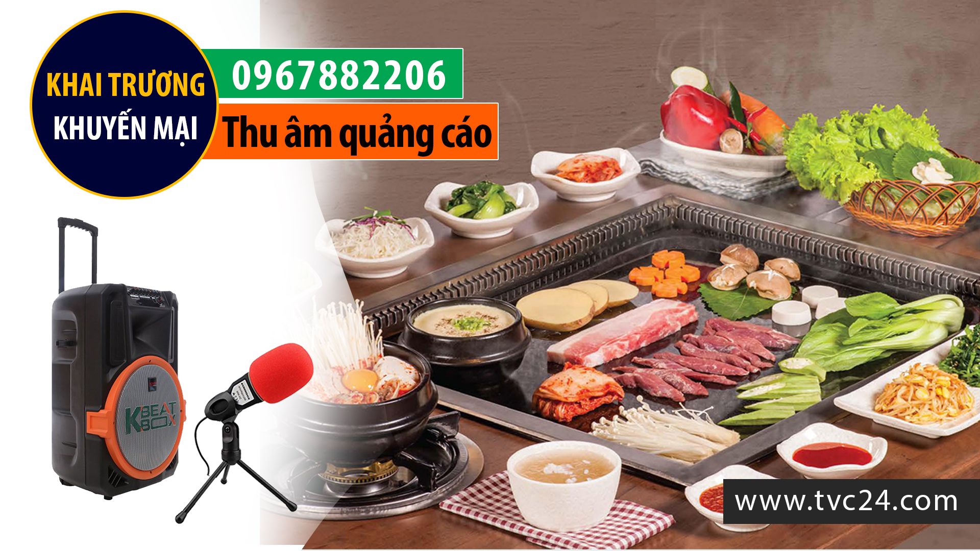 Thu âm quảng cáo nhà hàng Phương Đông