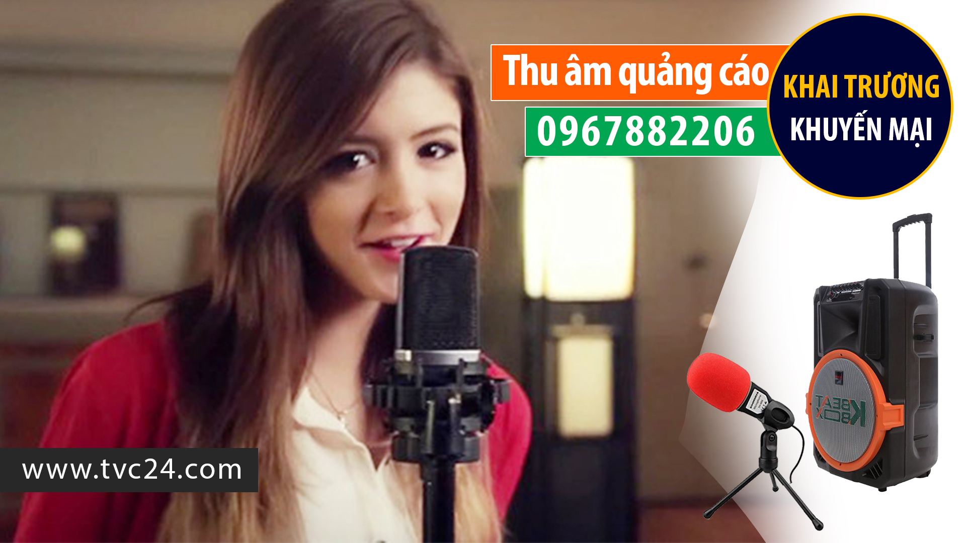 Thu âm quảng cáo Chuỗi hệ thống bán lẻ điện thoại và phụ kiện