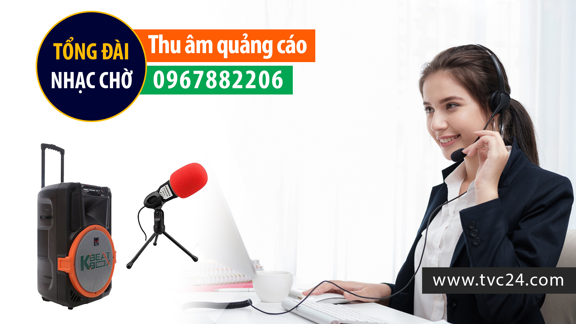 Ghi âm tổng đài Stringee MC nữ đọc song ngữ tiếng Anh và tiếng Việt