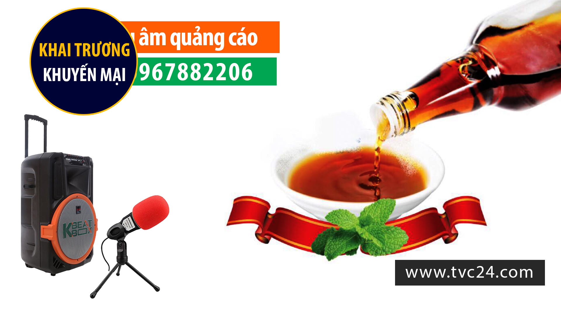 Thu âm quảng cáo nước mắm truyền thống bà Gái Nam Định