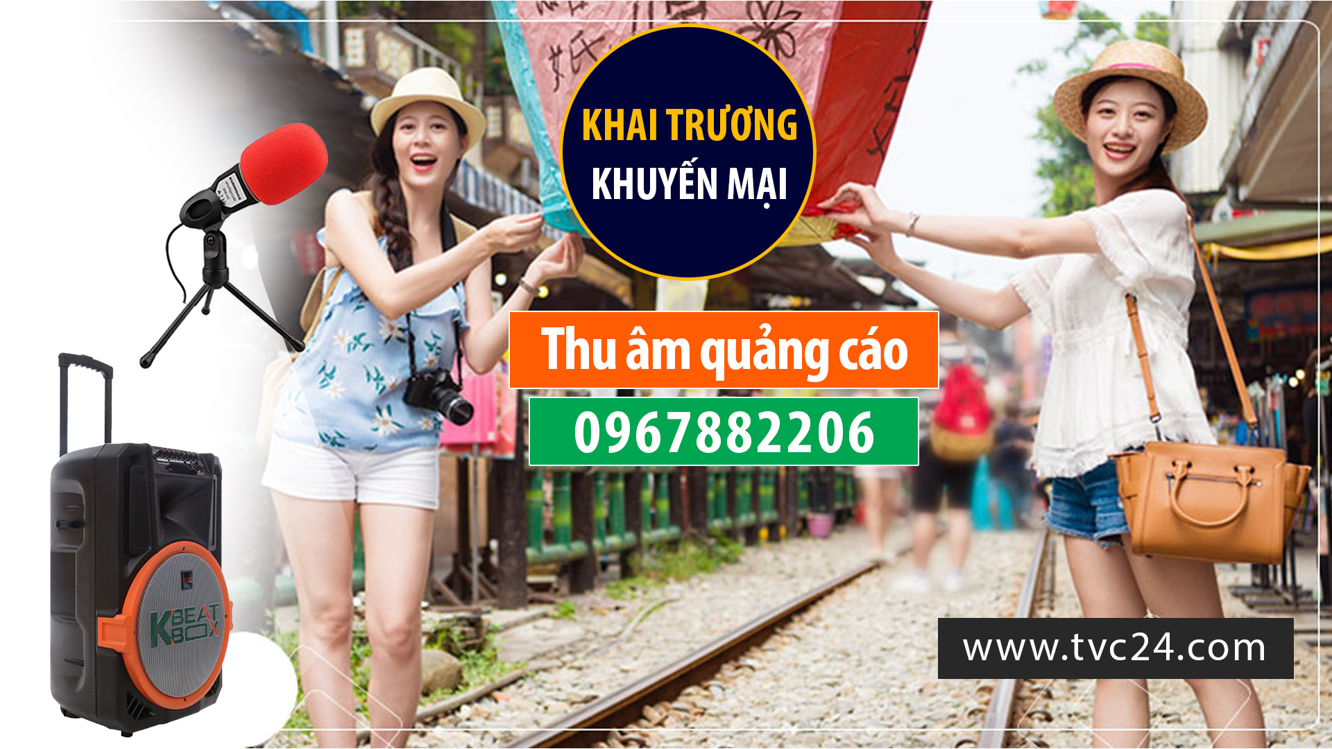 Thu âm Dai Viet Tour du lịch tết Canh Tý 2019 giọng MC nữ đài HTV
