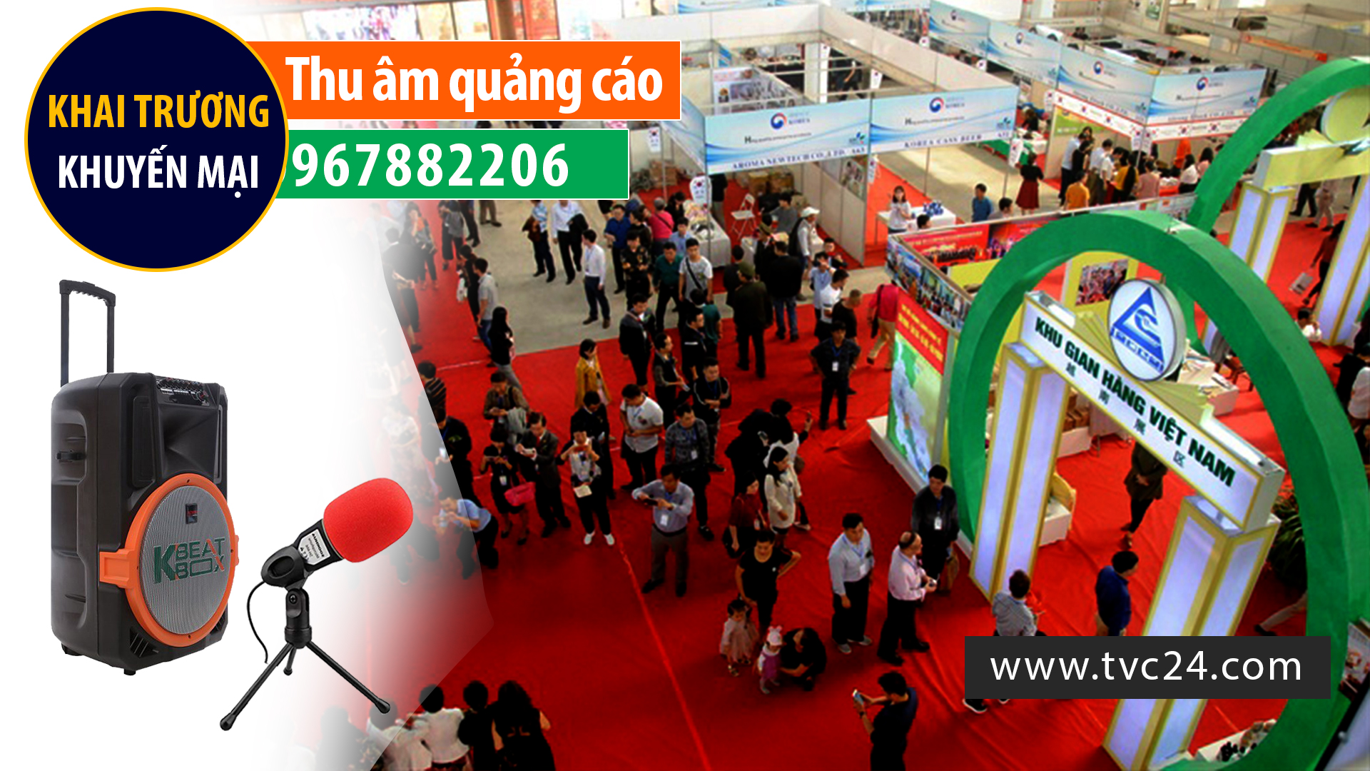 Thu âm Hội chợ thương mại du lịch quốc tế Việt Trung Móng Cái Quảng Ninh 2019