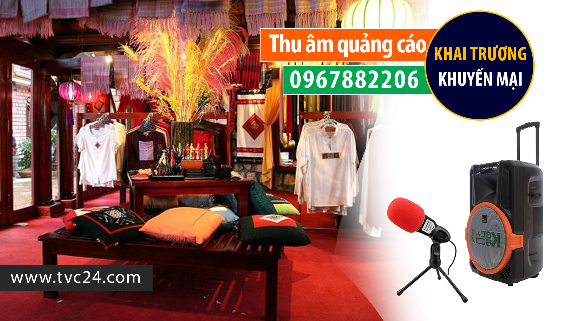 Thu âm khai trương cửa hàng bán quà lưu niệm Sapa trekking souvenir