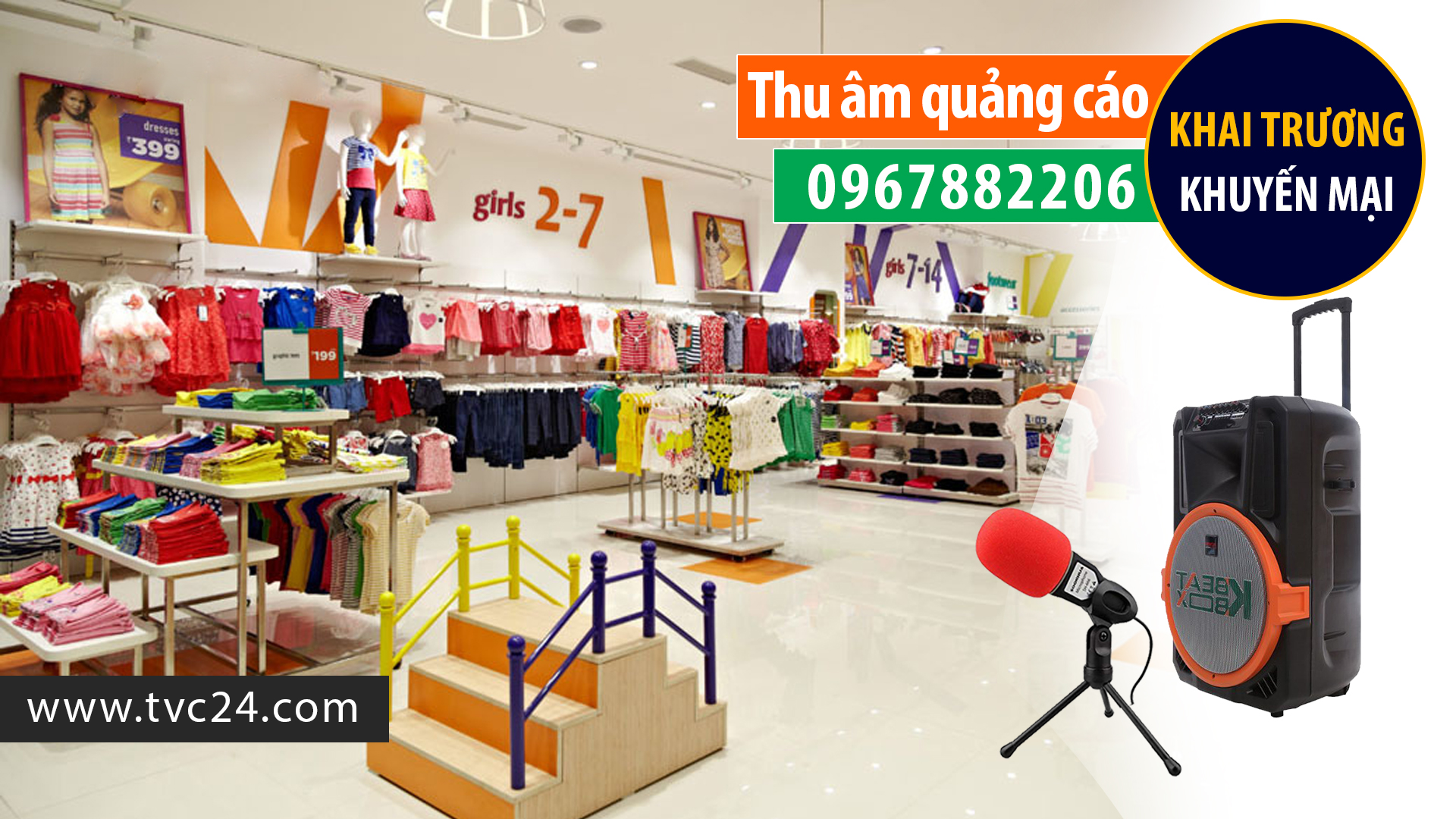 Thu âm khai trương Shop Mẹ Xu giọng đọc MC nữ miền Bắc