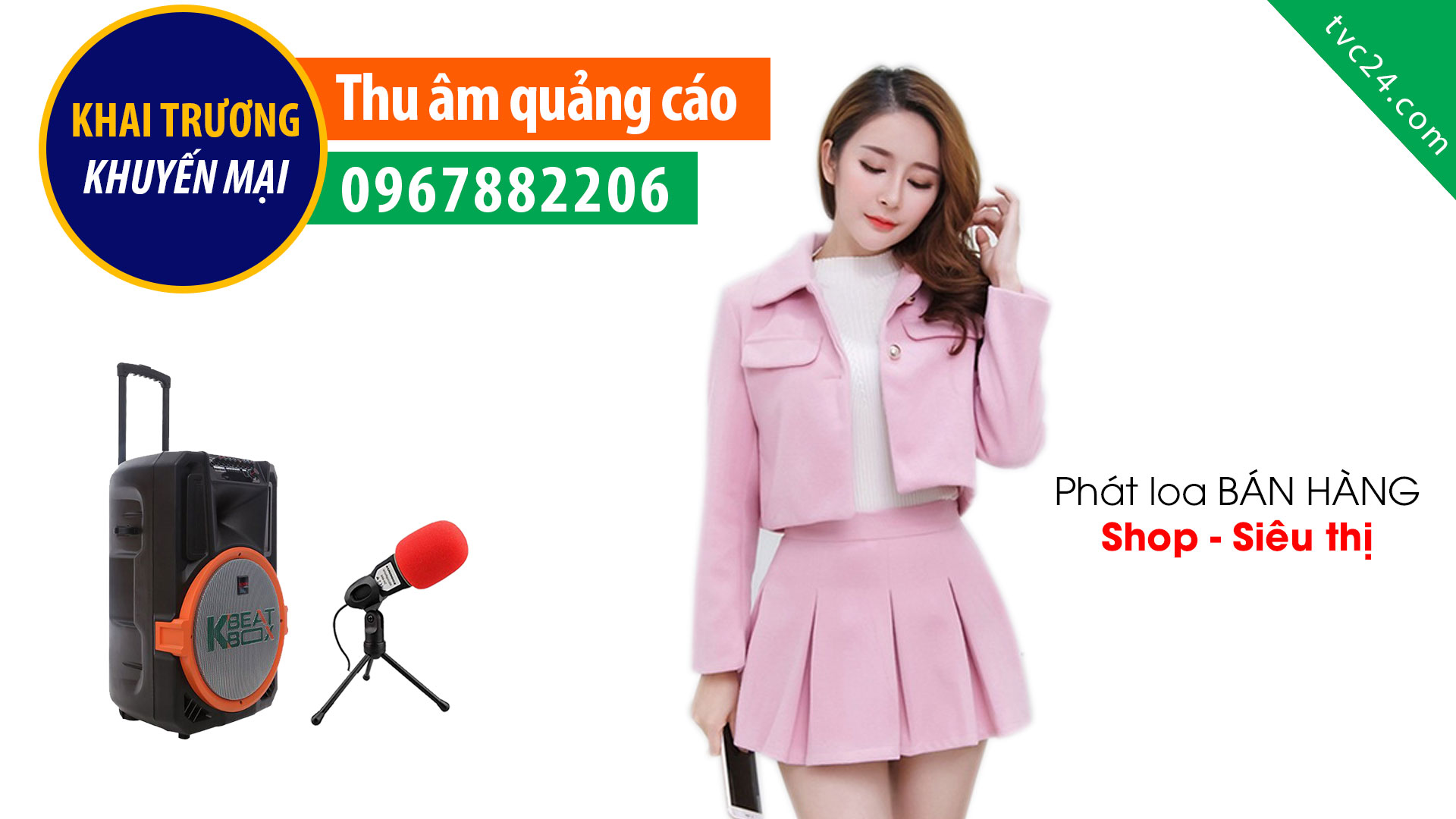 Thu âm quảng cáo cửa hàng thời trang Thúy Bella MC giọng miền Bắc