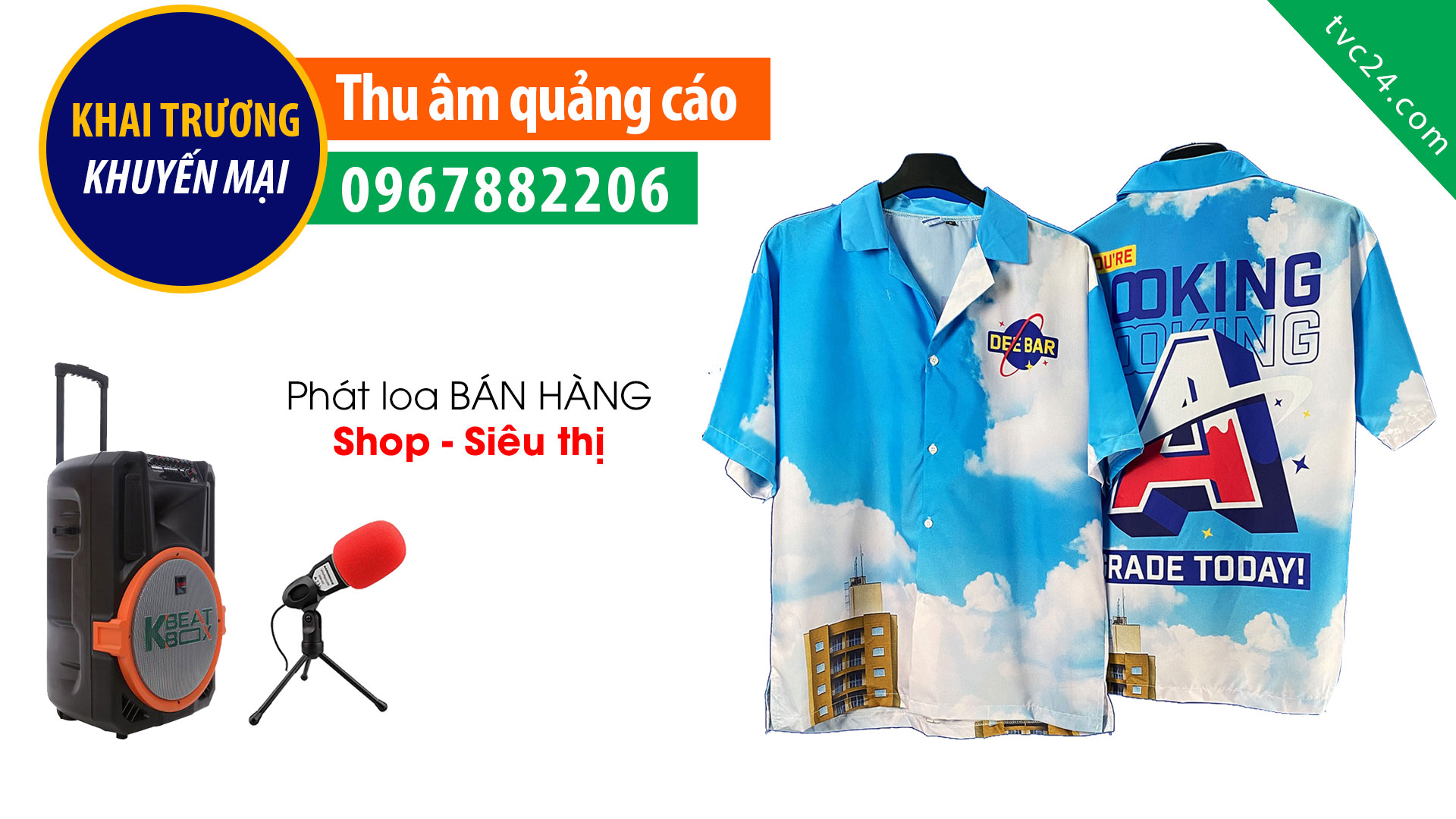 Thu âm lời bình quảng cáo video quảng cáo Áo Lớp Unifor