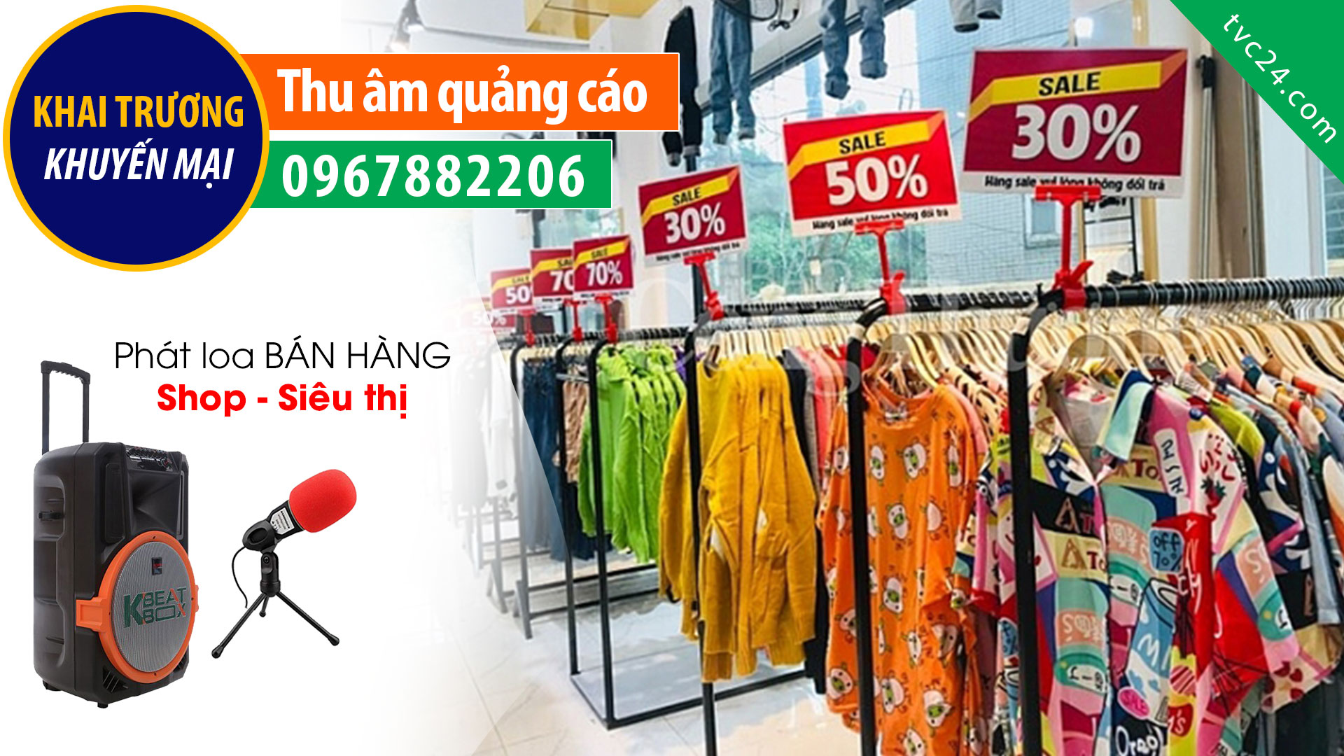 Thu âm quảng cáo hàng xã kho mùa dịch đồng giá 100k MC nữ TVC24