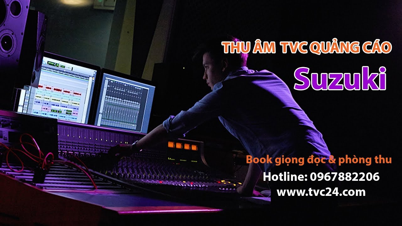 Thu âm TVC quảng cáo xe máy Suzuki Đức Cường