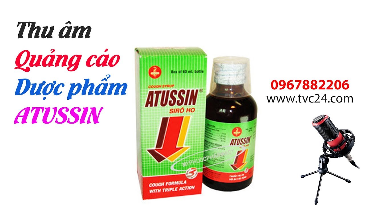 Thu âm TVC quảng cáo thuốc ATUSSIN