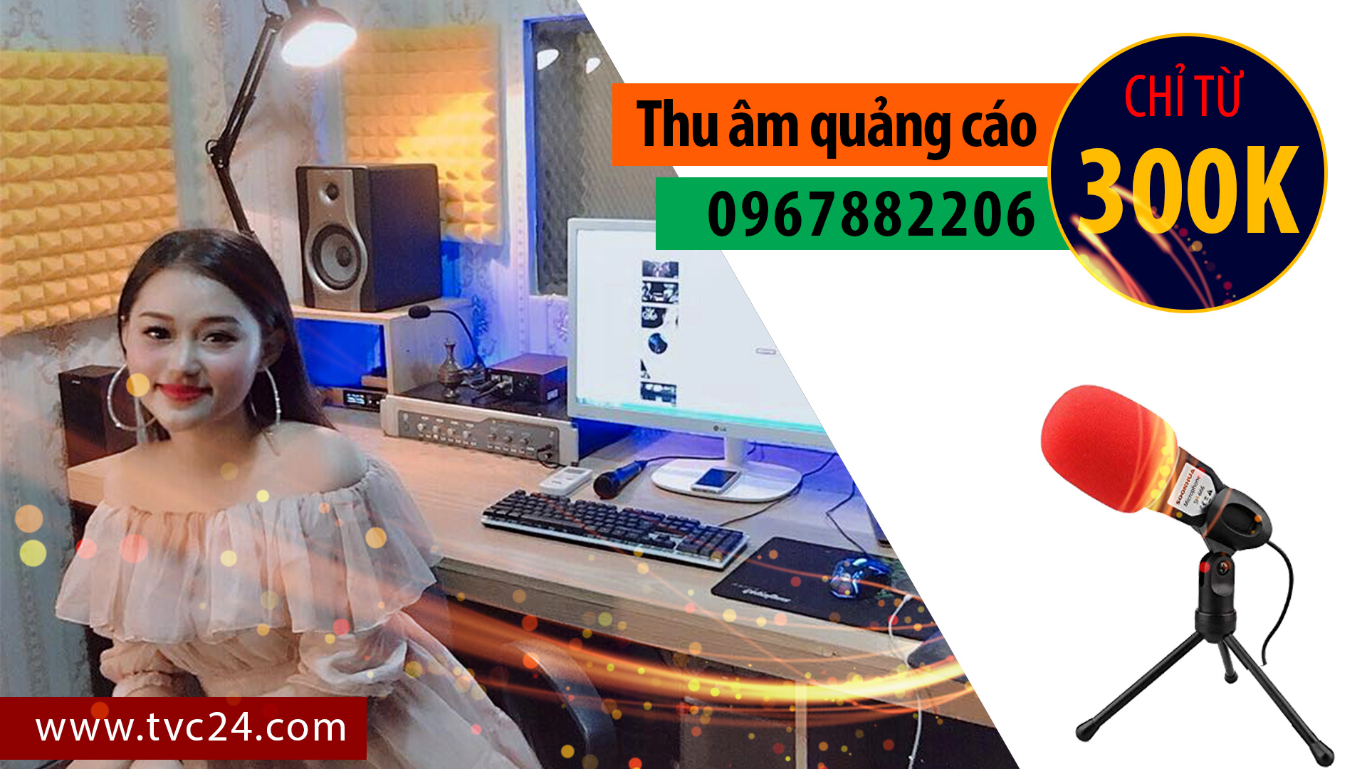 Thu âm khai trương cửa hàng điện thoại di động Anh Tuân Shop