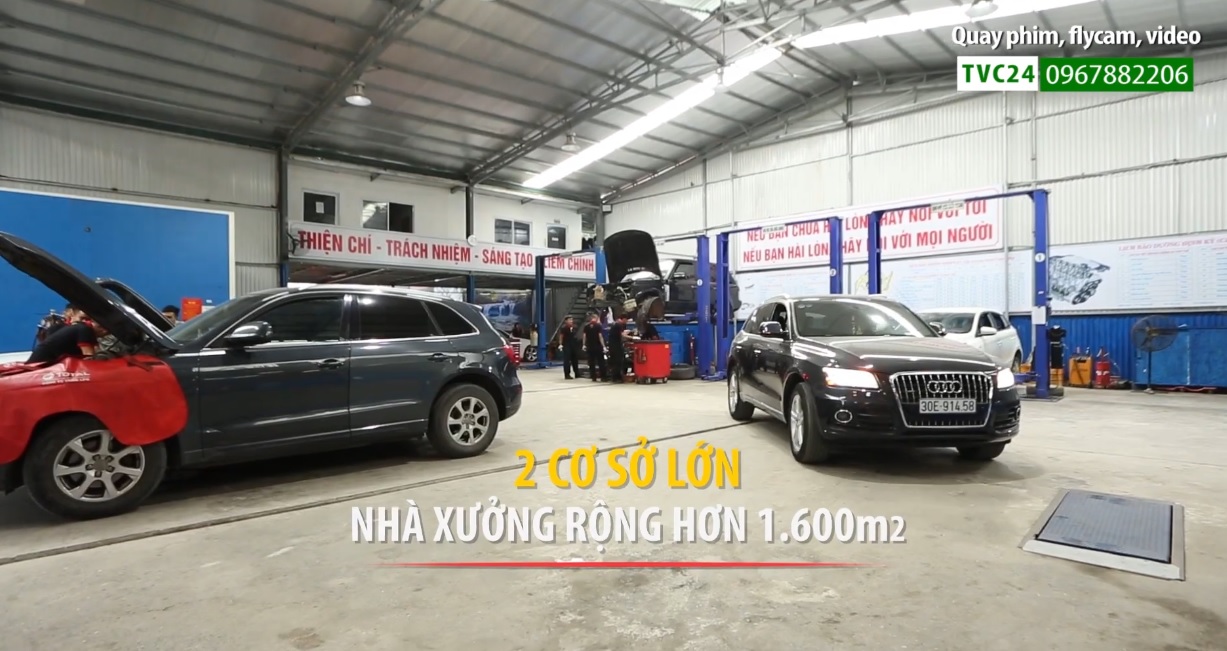 VIETSUN AUTO Sửa chữa, bảo dưỡng xe oto  - TVC24 quay phim sản xuất video quảng cáo 0967882206